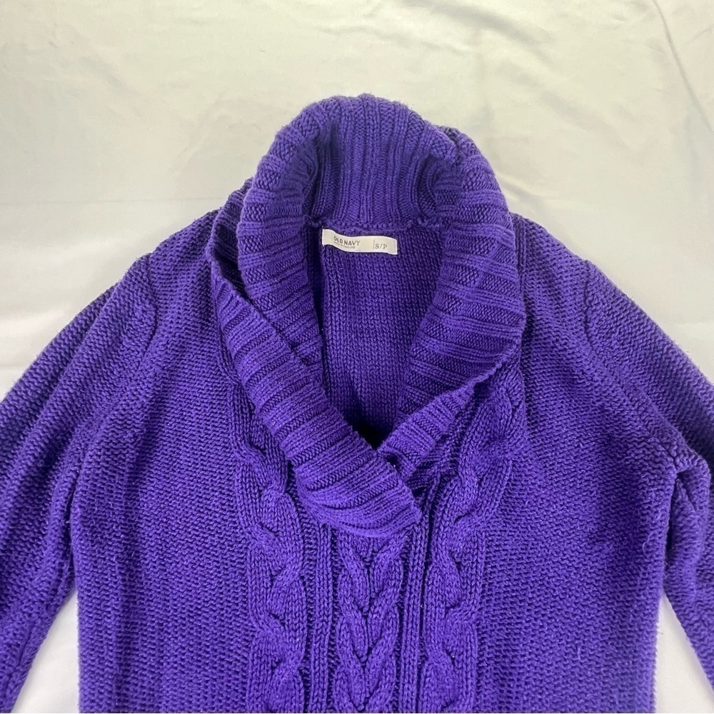 Old Navy - Women’s Small Cowl Neck Sweater - Purple - Picture 3 of 9